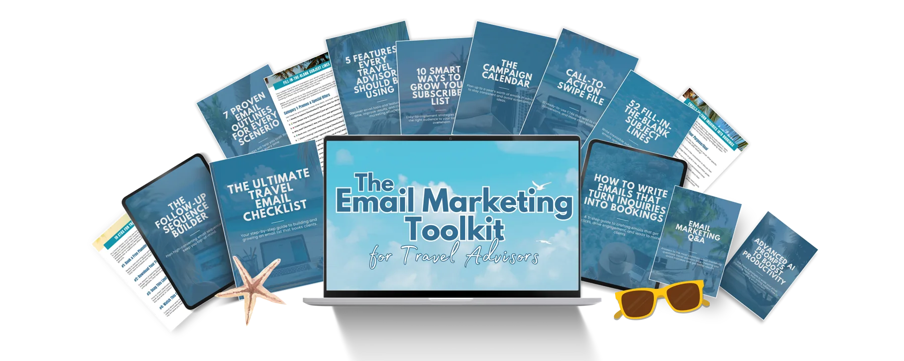 The Email Marketing Toolkit - checklists, templates, swipe files & guides for travel advisors